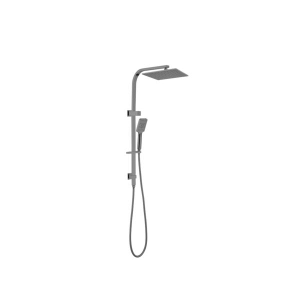 Nero Celia/Bianca Shower Set Square Head Gun Metal | The Blue Space