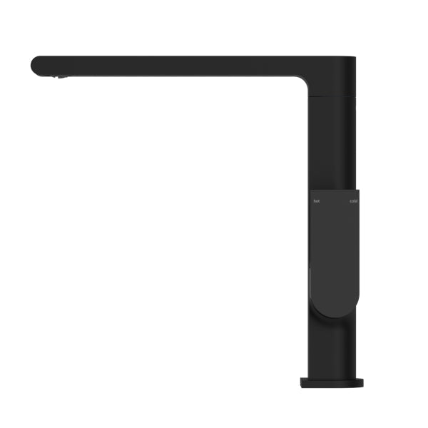 Nero Bianca Kitchen Mixer Matte Black Side View | The Blue Space
