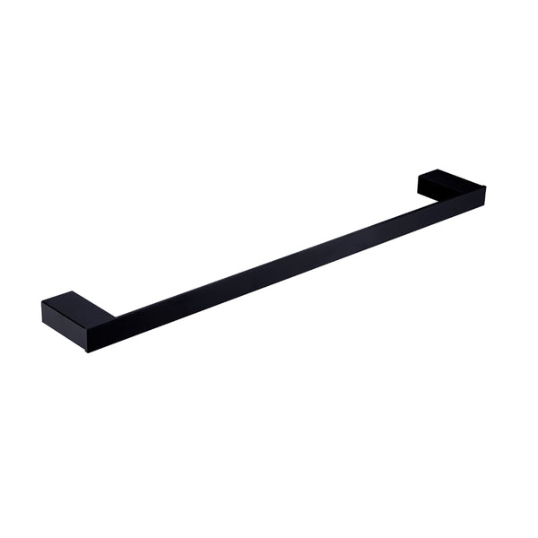 Nero Celia 800mm Single Towel Rail Matte Black | The Blue Space