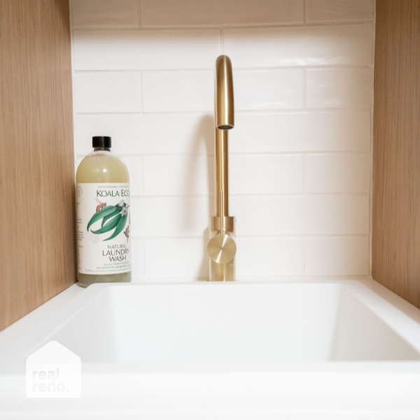 Nero Mecca Kitchen Mixer Brushed Gold | The Blue Space Real Reno