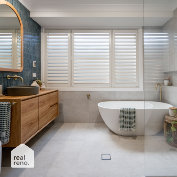 Meir Round Freestanding Bath Filler - Tiger Bronze online at The Blue Space Real Reno