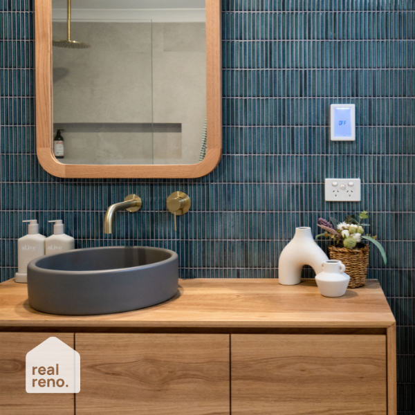 Middleton Jade Porcelain Mosaic Finger Tile 12x92mm - The Blue Space Real Reno