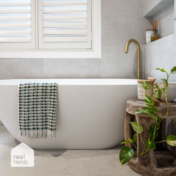 Meir Round Freestanding Bath Filler - Tiger Bronze online at The Blue Space Real Reno