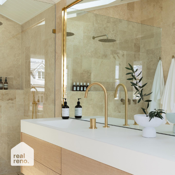 Caroma Urbane II Robe Hook Brushed Brass - The Blue Space Real Reno