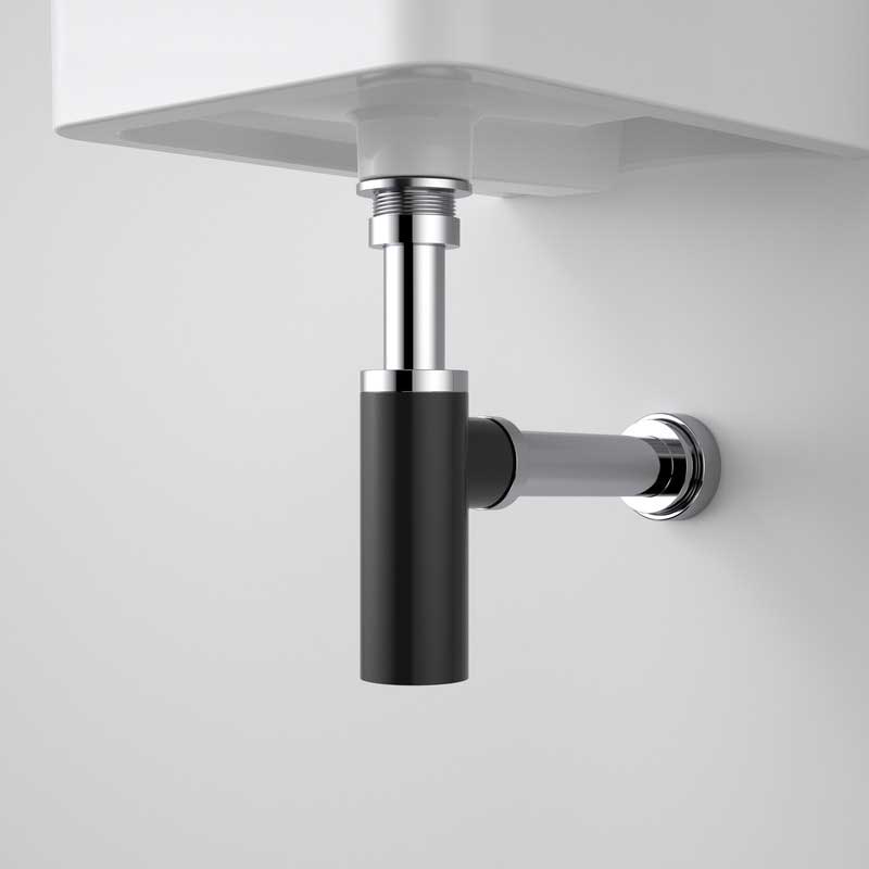 Caroma Eco Noir Bottle Trap-Black by Caroma - The Blue Space