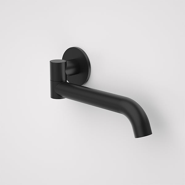 Caroma Liano II Bath Swivel Outlet Matte Black - The Blue Space