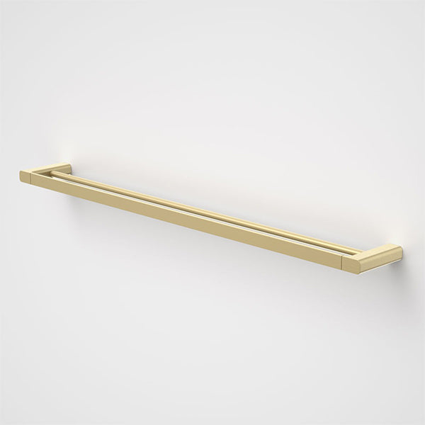 Caroma Luna Double Towel Rail Brushed Brass