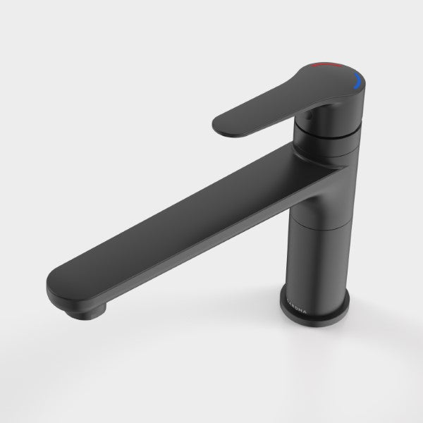 Caroma Opal Sink Mixer H/C Matte Black - The Blue Space