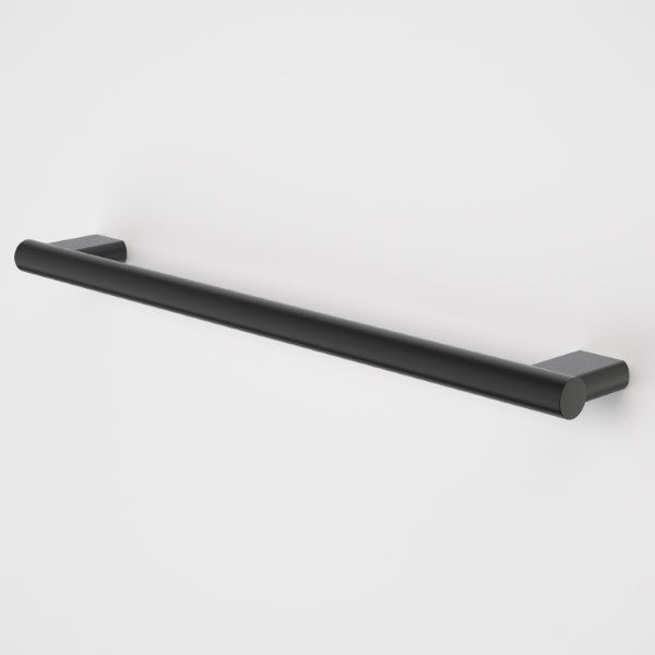 Caroma Opal Support Rail 600mm Straight Matte Black - The Blue Space
