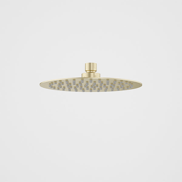 Caroma Urbane II Round Rain Shower Head 200mm Brushed Brass - The Blue Space
