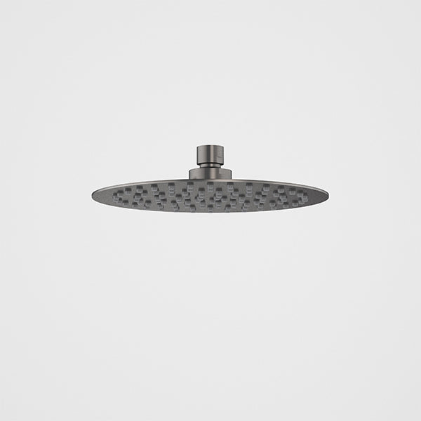 Caroma Urbane II Round Rain Shower Head 200mm Gunmetal - The Blue Space