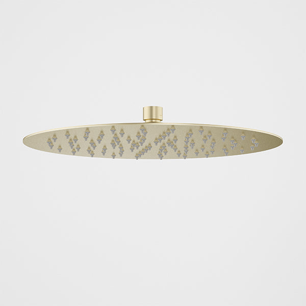 Caroma Urbane II Round Rain Shower Head 300mm Brushed Brass - The Blue Space