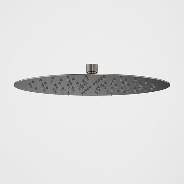 Caroma Urbane II Round Rain Shower Head 300mm Gunmetal - The Blue Space