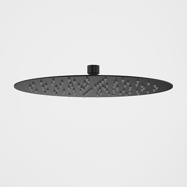 Caroma Urbane II Round Rain Shower Head 300mm Matte Black - The Blue Space