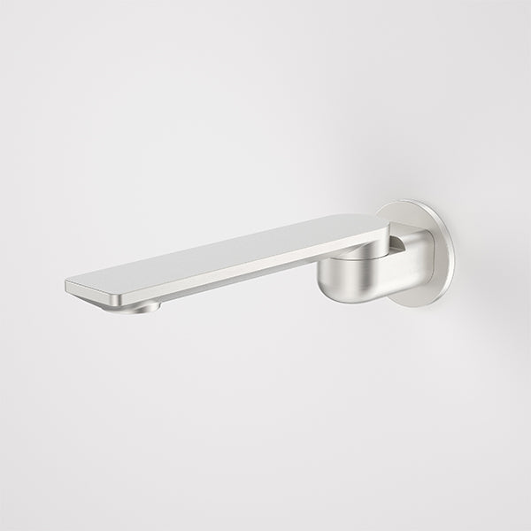 Caroma Urbane II 220mm Round Bath Swivel Outlet Brushed Nickel - The Blue Space