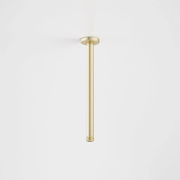 Caroma Urbane II Ceiling Arm 300mm Brushed Brass - The Blue Space