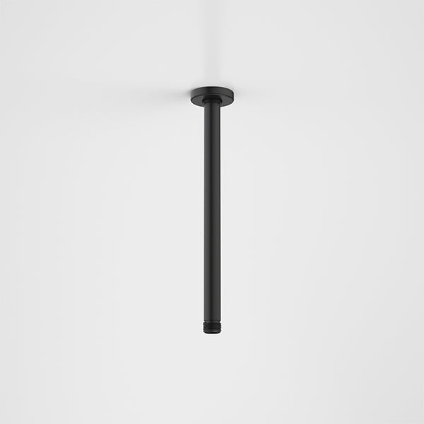 Caroma Urbane II Ceiling Arm 300mm Matte Black - The Blue Space