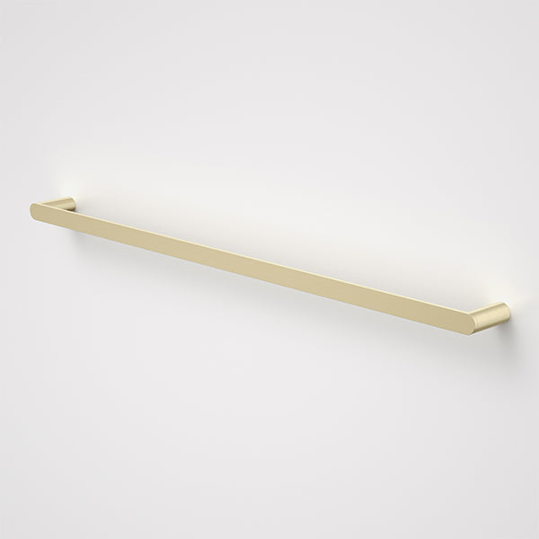 Caroma Urbane II Single Towel Rail 800mm Brushed Brass - The Blue Space