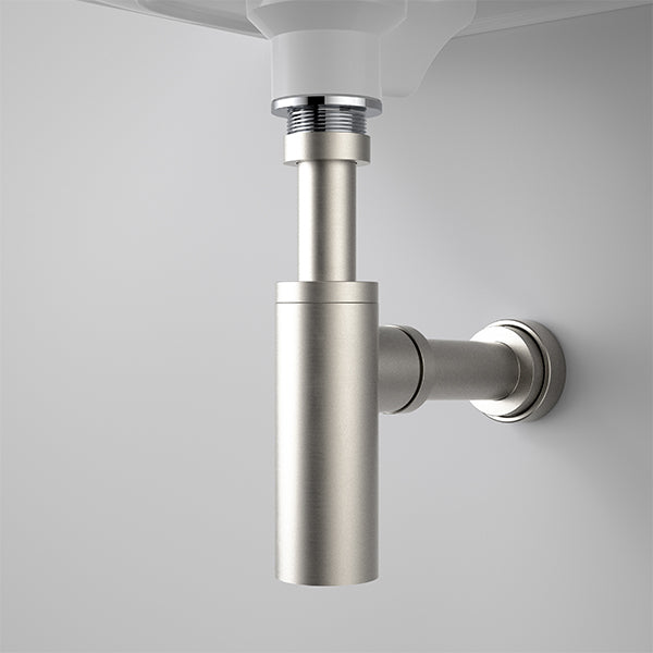 Caroma Urbane II 40mm Bottle Trap Brushed Nickel - The Blue Space