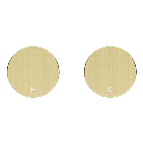 Meir Circular Wall Taps Tiger Bronze - The Blue Space