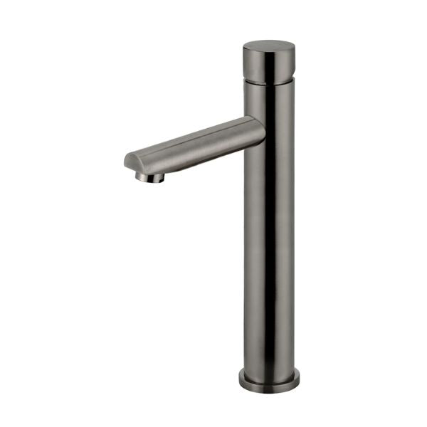Meir Pinless Round Tall Basin Mixer - Shadow