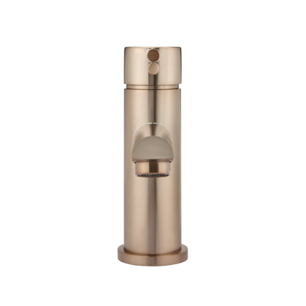 Meir Round Champagne Basin Mixer | The Blue Space
