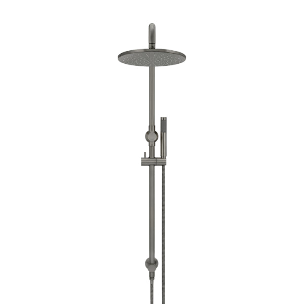 Meir Round Combination Shower Rail 300mm Rose Single Function Hand Shower Shadow - The Blue Space