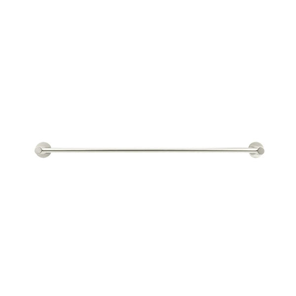 Meir Round Double Towel Rail 600mm Brushed Nickel - The Blue Space