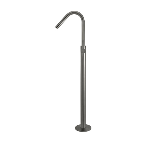 Meir Round Freestanding Bath Spout and Hand Shower Shadow - The Blue Space