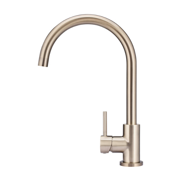 Meir Round Kitchen Mixer - Champagne | The Blue Space