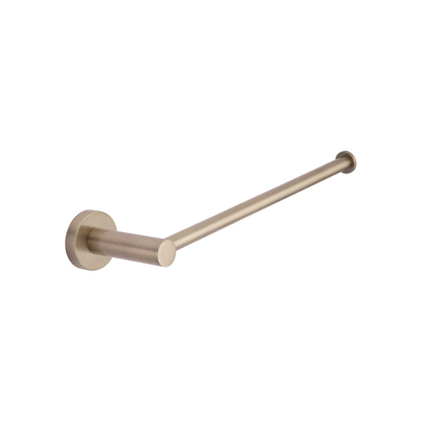 Meir Round Guest Towel Rail Champagne | The Blue Space
