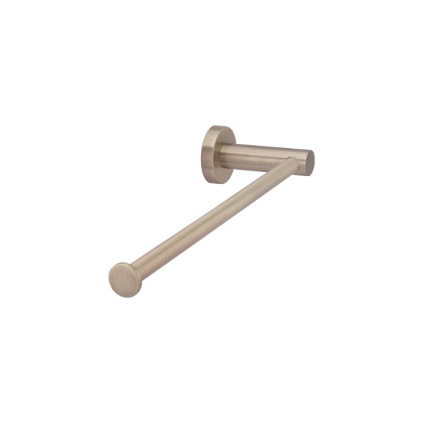 Meir Round Guest Towel Rail Champagne | The Blue Space