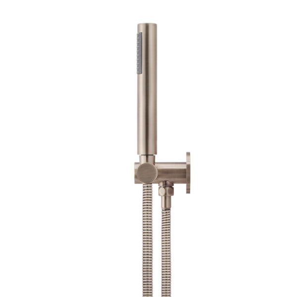 Meir Round Hand Shower on Swivel Bracket - Champagne | The Blue Space