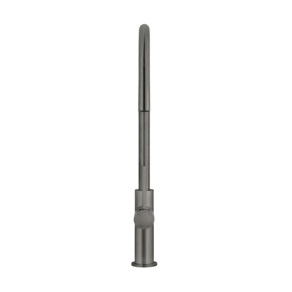 Meir Round Piccola Pull Out Kitchen Mixer Tap Shadow - The Blue Space