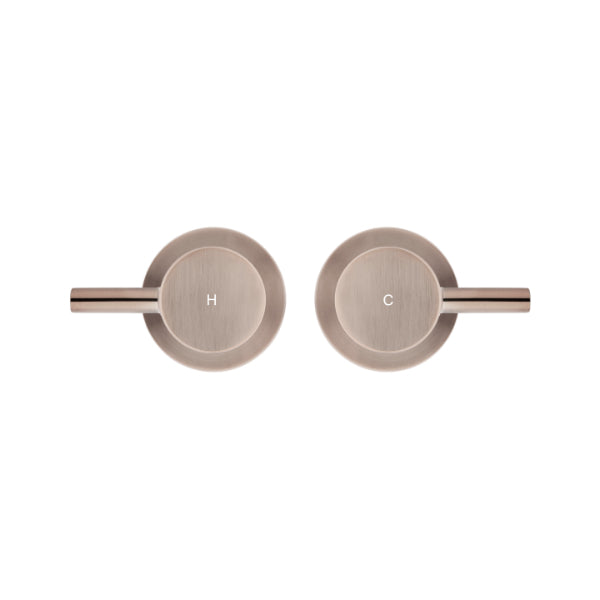 Meir Round Quarter Turn Wall Top Assemblies Champagne | The Blue Space