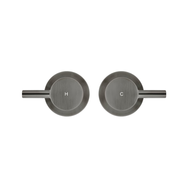 Meir Round Quarter Turn Wall Top Assemblies Shadow - The Blue Space