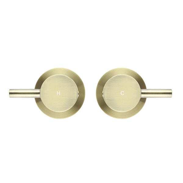 Meir Round Quarter Turn Wall Top Assemblies Tiger Bronze - The Blue Space