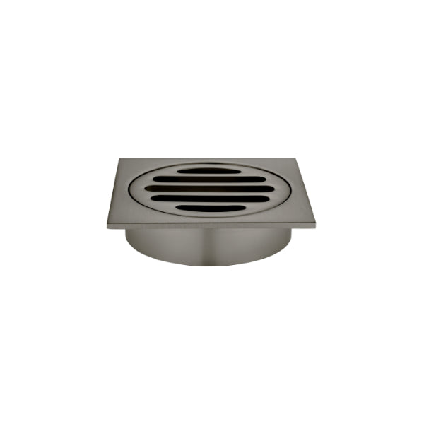 Meir Square Floor Grate Shower Drain 80mm Outlet Shadow - The Blue Space