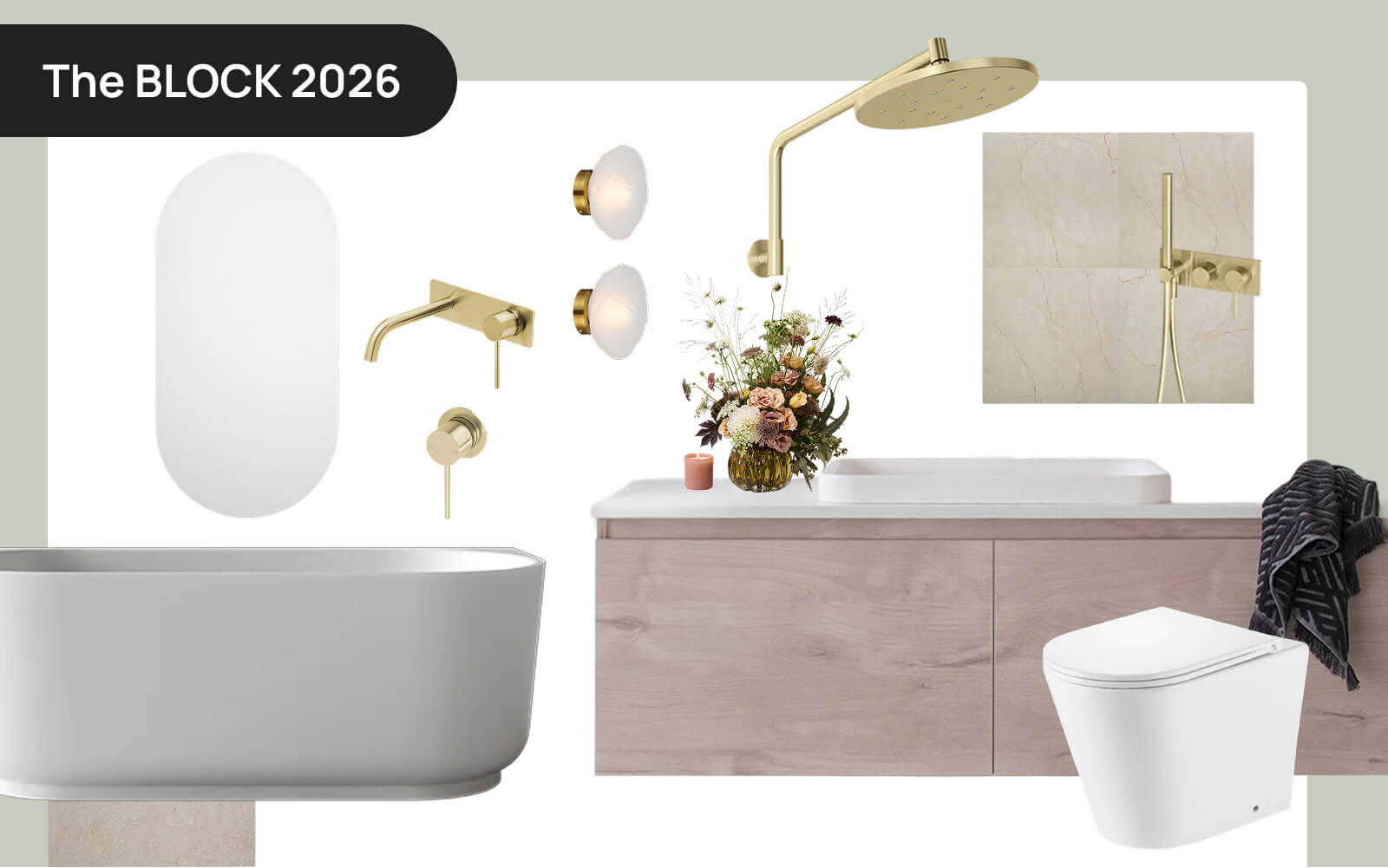 The Block 2026: Week 2 Family Bathroom Reveals, Courtney and Sev Take the Win