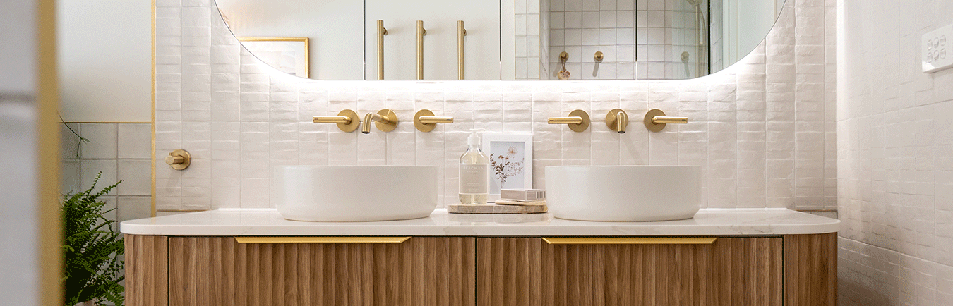 A Luxe, Family-Friendly Bathroom by Naomi Findlay