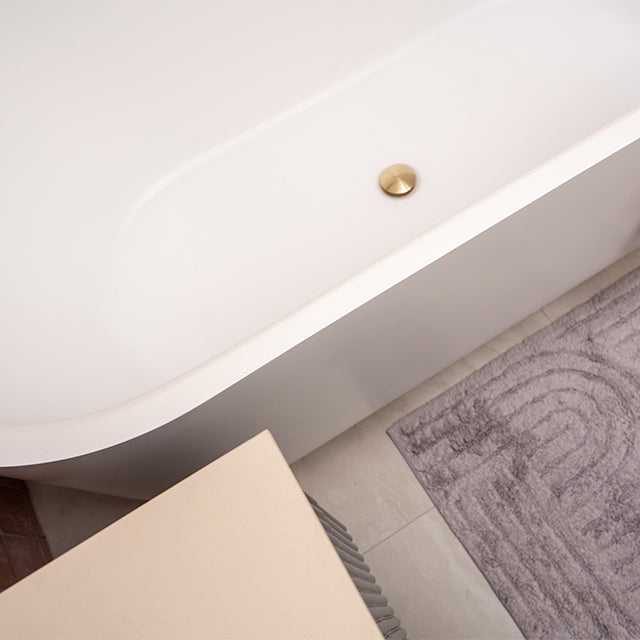 Nero 40mm Bath Pop-Up Plug With Removable Waste No Overflow Brushed Gold
Cam and jules pink bathroom