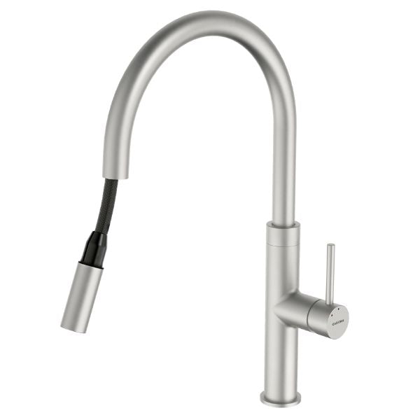Liano II Pull Down Sink Mixer in Brushed Nickel  by Caroma - The Blue Space