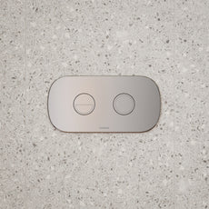 Caroma Contura II Invisi Series II Round DC Dual Flush Button Panel - Chrome