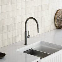 Caroma Liano II Pull Out Sink Mixer - Gunmetal