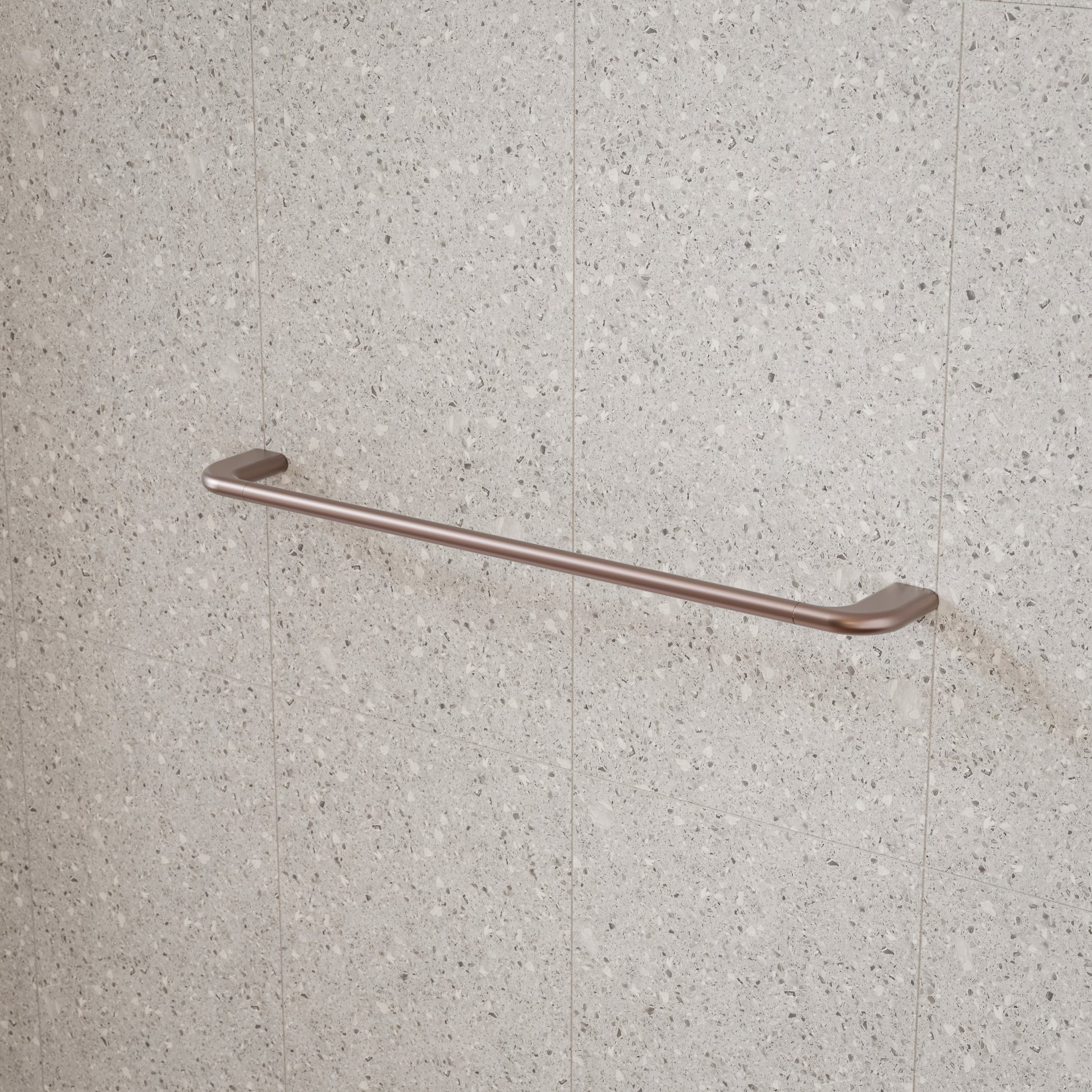 Caroma Contura II 620mm Single Towel Rail - Brushed Bronze