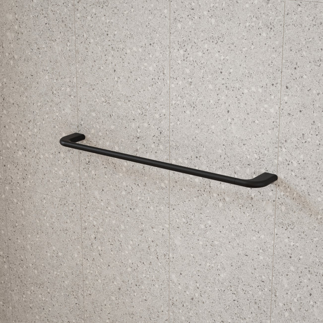 Caroma Contura II 620mm Single Towel Rail - Matte Black