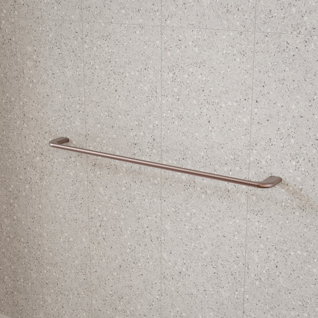Caroma Contura II 820mm Single Towel Rail - Brushed Bronze
