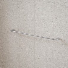 Caroma Contura II 820mm Single Towel Rail - Brushed Nickel