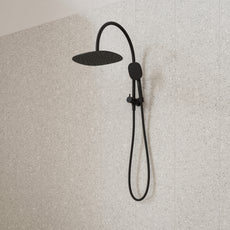 Caroma Contura II Compact Twin Shower - Black