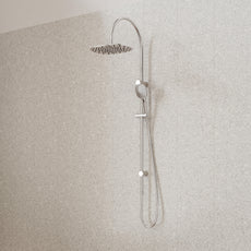 Caroma Contura II Rail Shower with Overhead - Chrome